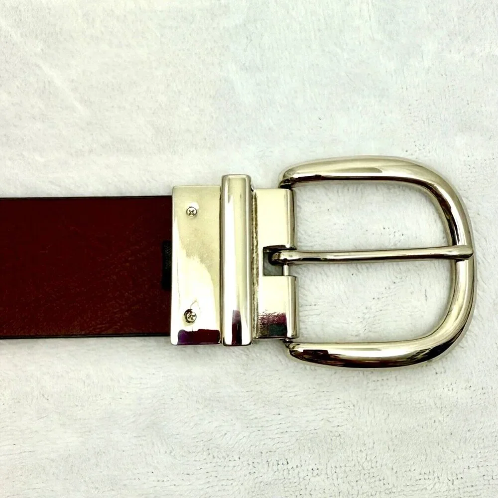 Double Sided Reversible Unisex Faux Leather Belt 53